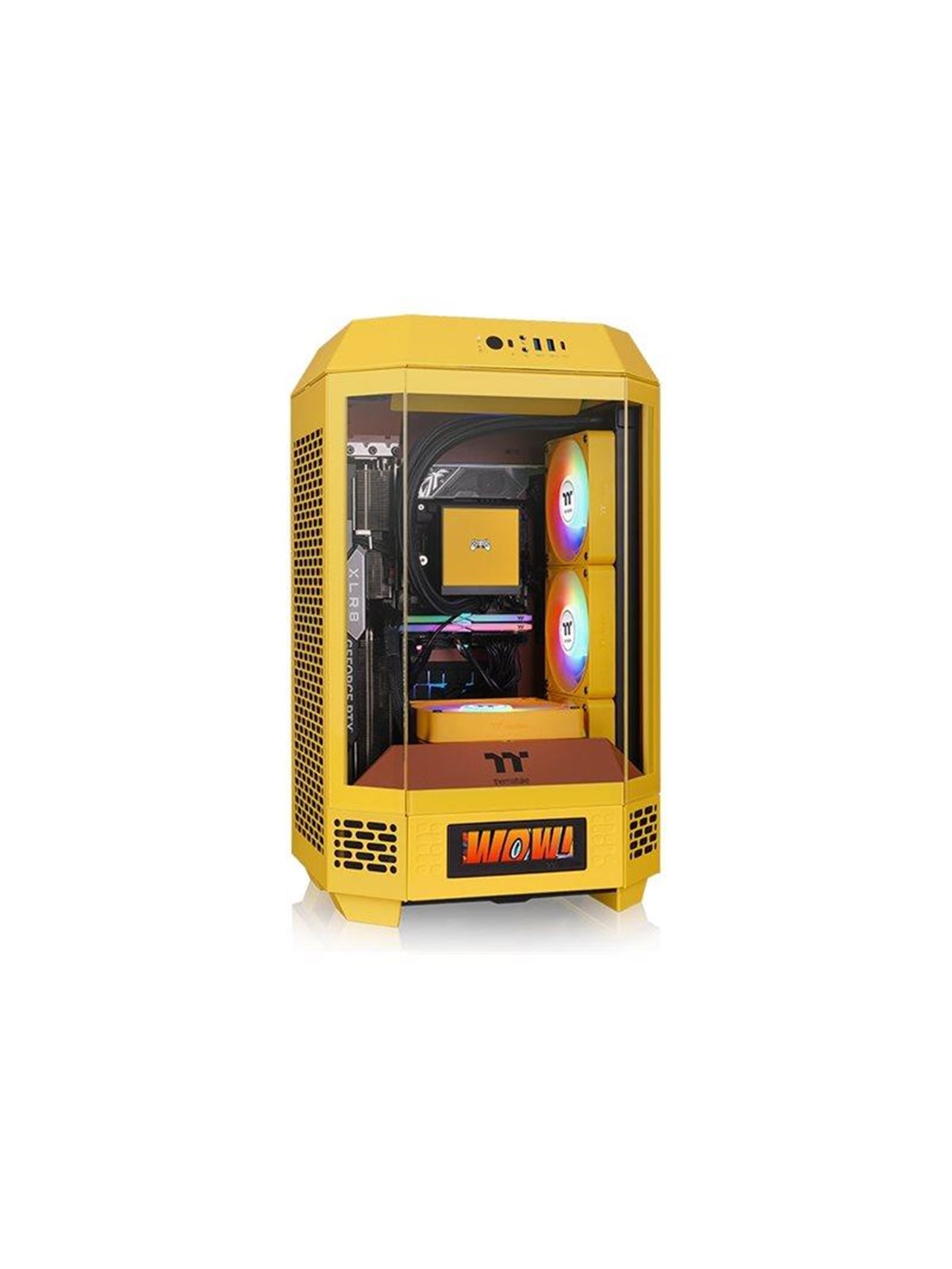 Thermaltake The Tower 250 - Gehäuse - Tower - Gelb Image