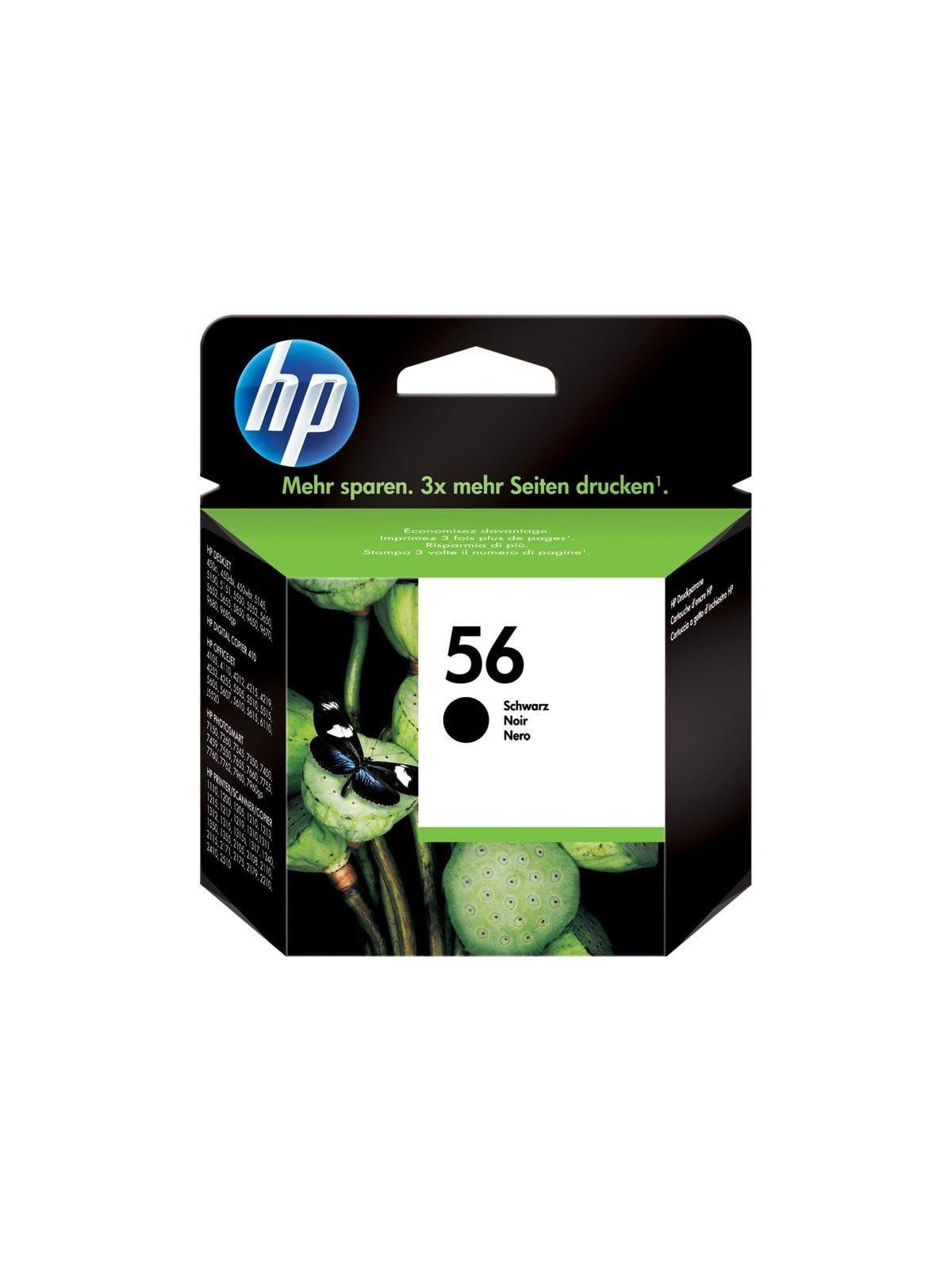 HP 56 / C6656ae - Black Ink - Druckerzubehoer Tinte Toner