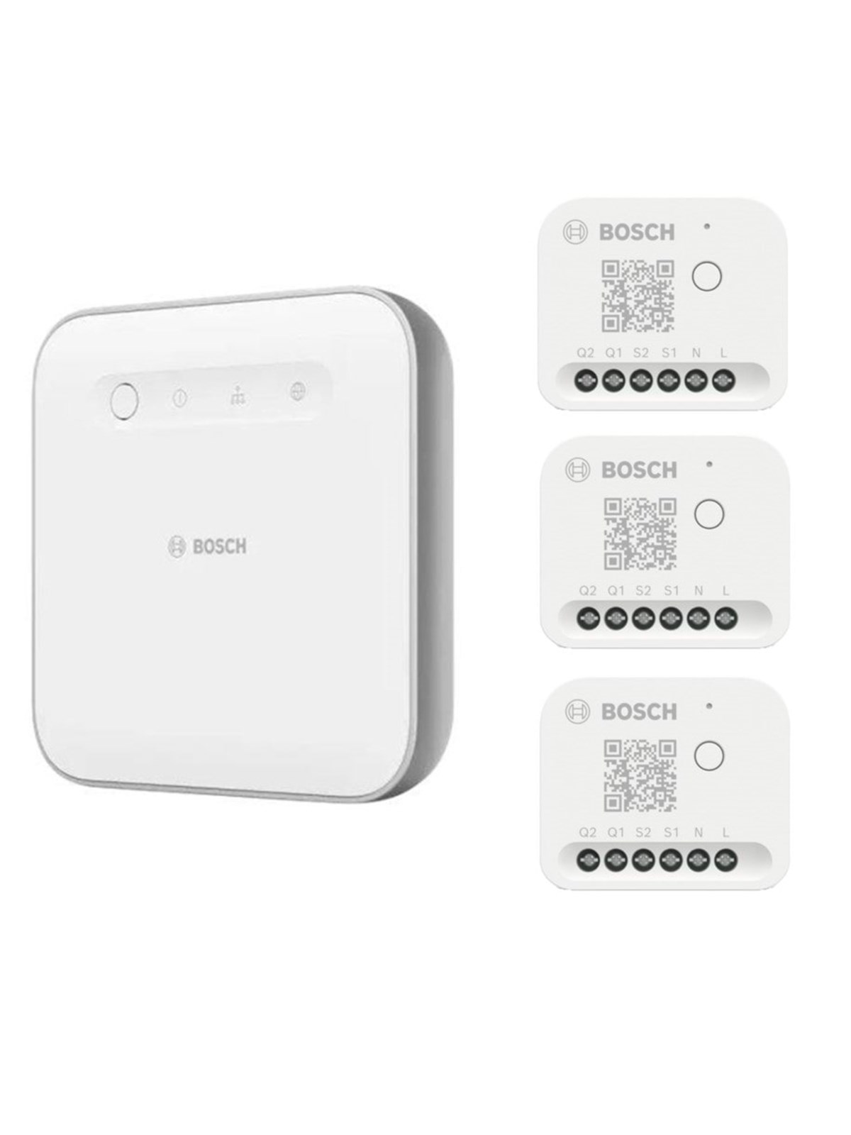 Bosch Smart Home Controller II + Licht-/ Rollladensteuerung II (3-pack) - 8500791
