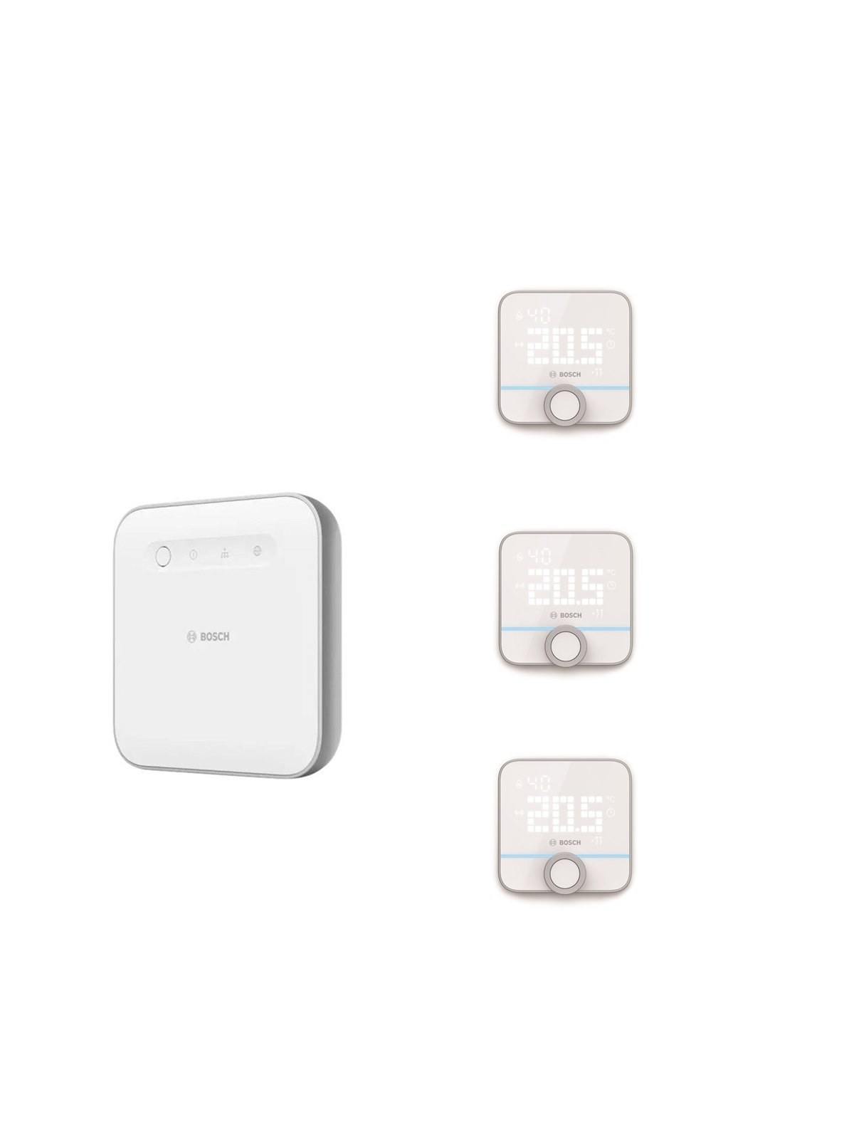 Bosch Smart Home Controller II & 3 Stk. Raumthermostat II - 8500819