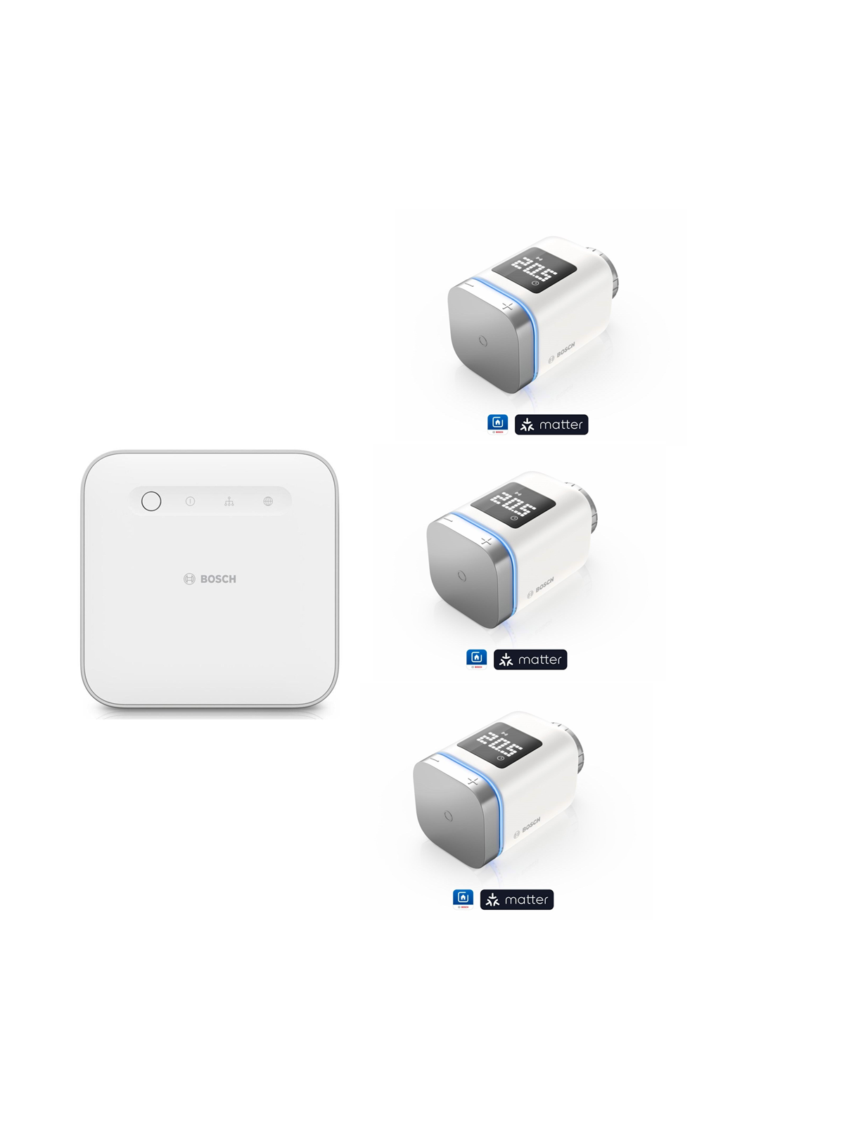 Bosch Smart Home Controller II + 3 Stk. Thermostat II [+M] - 8500960