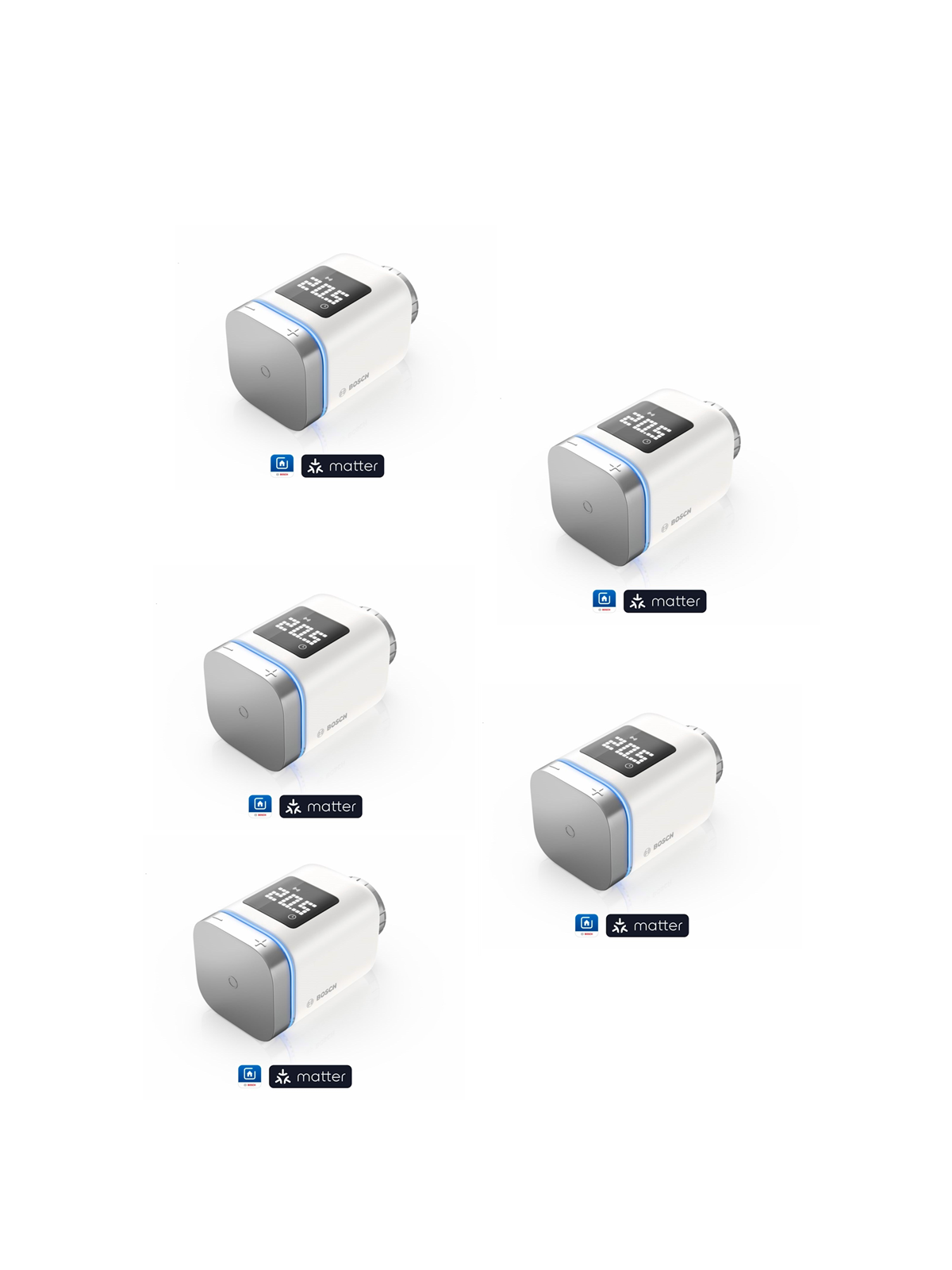 Bosch Smart Home Thermostat 5 Packs - 8500962