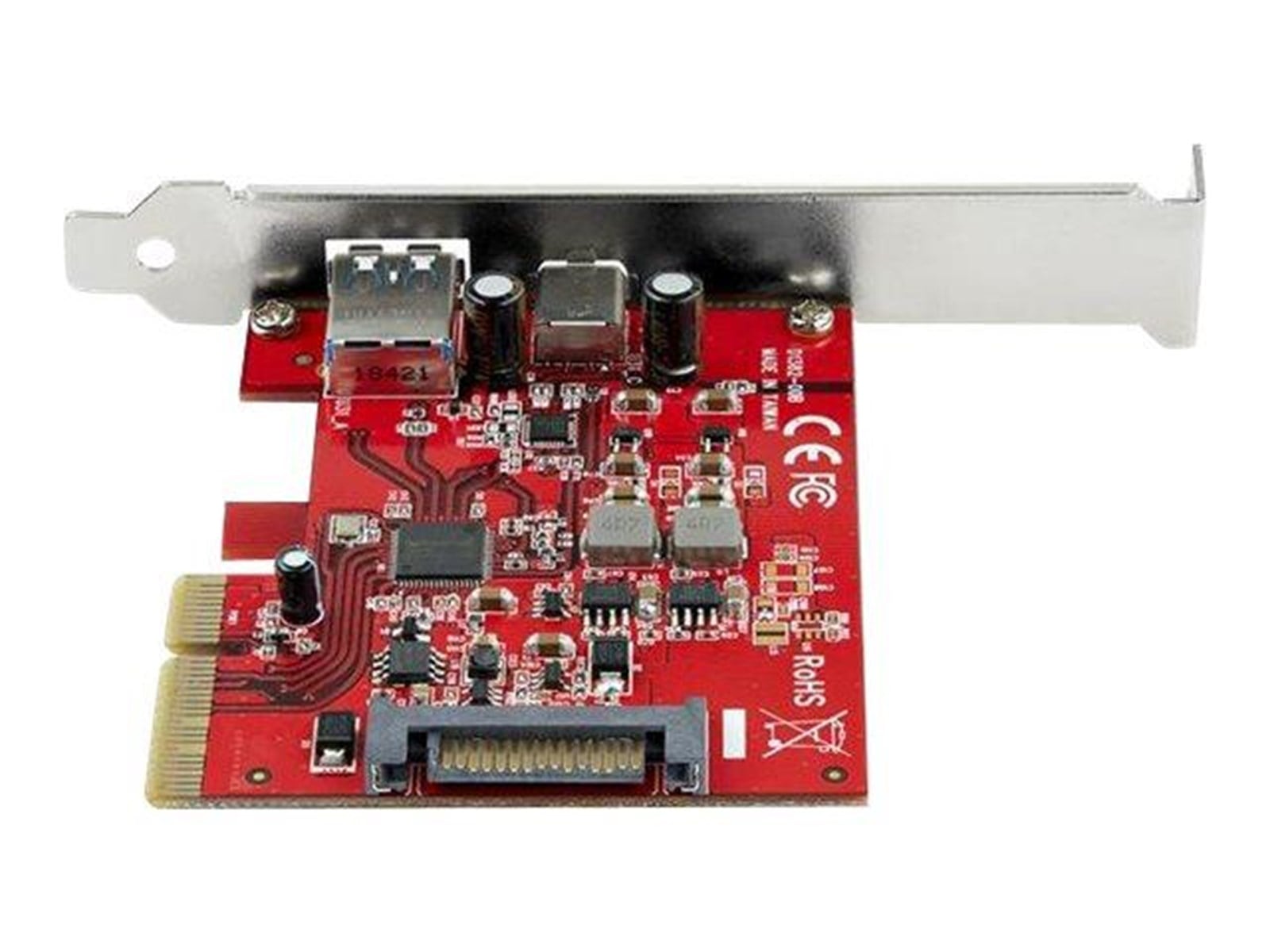 PCI-E PCI Express 4X Auf USB 3.1 Gen 2 Typ A Typ C  Produktbild-Vorschau 7