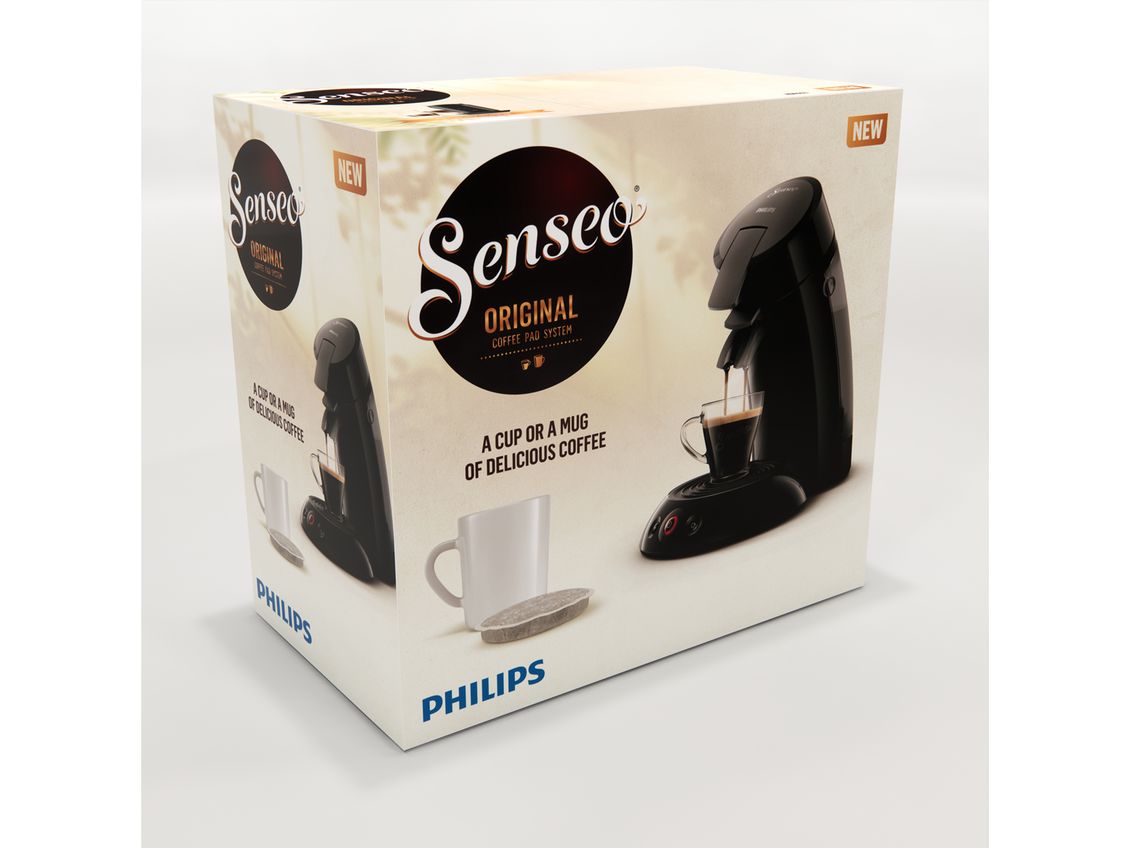 Original Machine à Café à Dosettes HD6553/80 | SENSEO