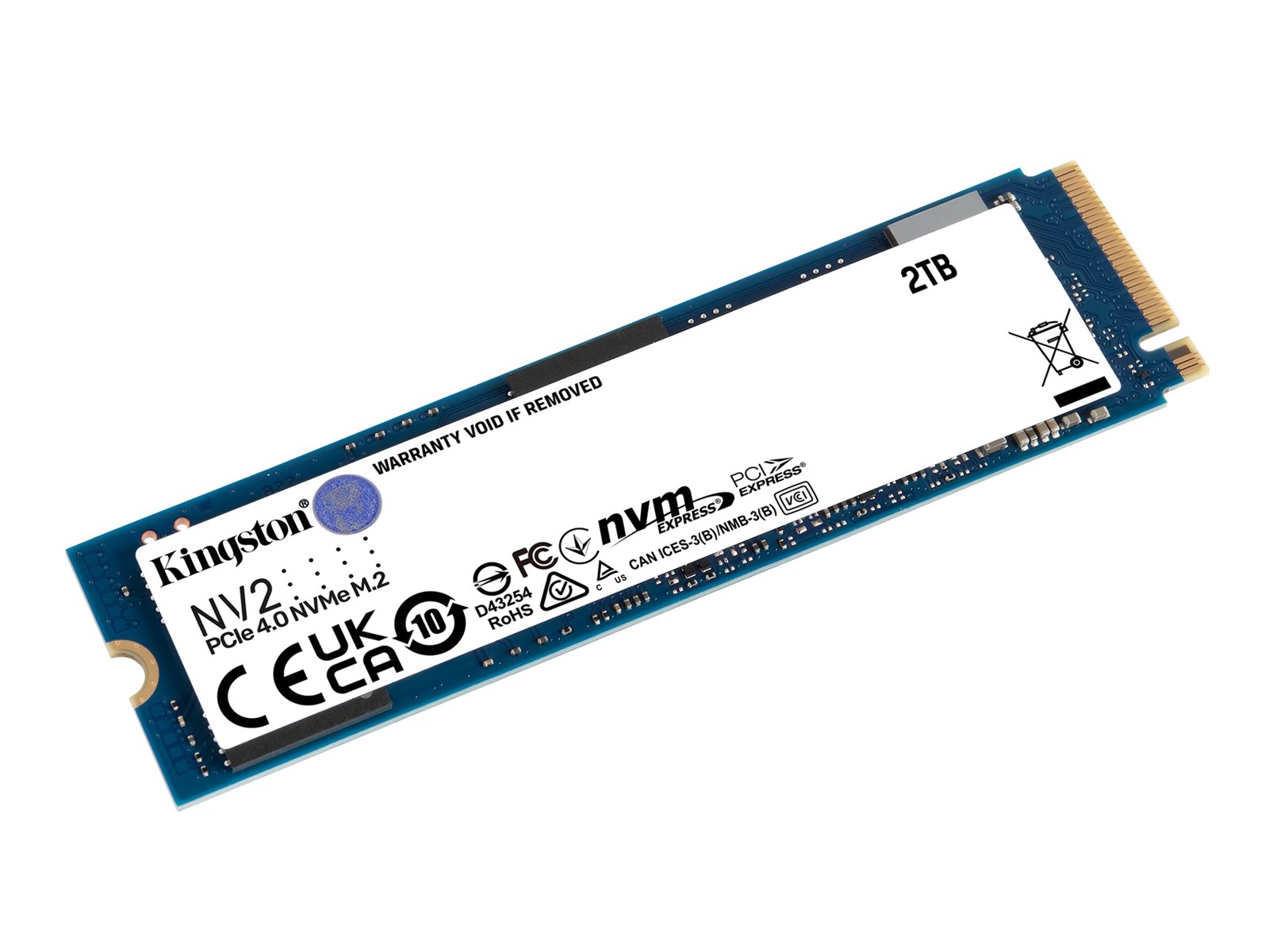 Kingston NV2 SSD - 2TB - PCIe 4.0 - M.2 2280 | Auf Lager | Günstig