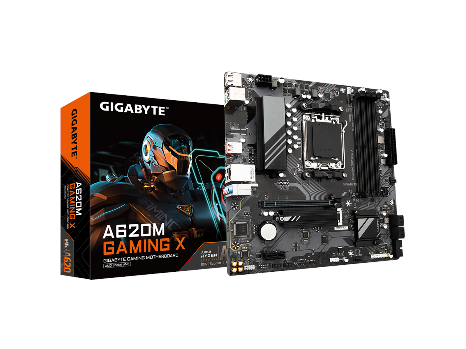 GIGABYTE A620M GAMING X Mainboard - AMD A620 - AMD AM5 socket 