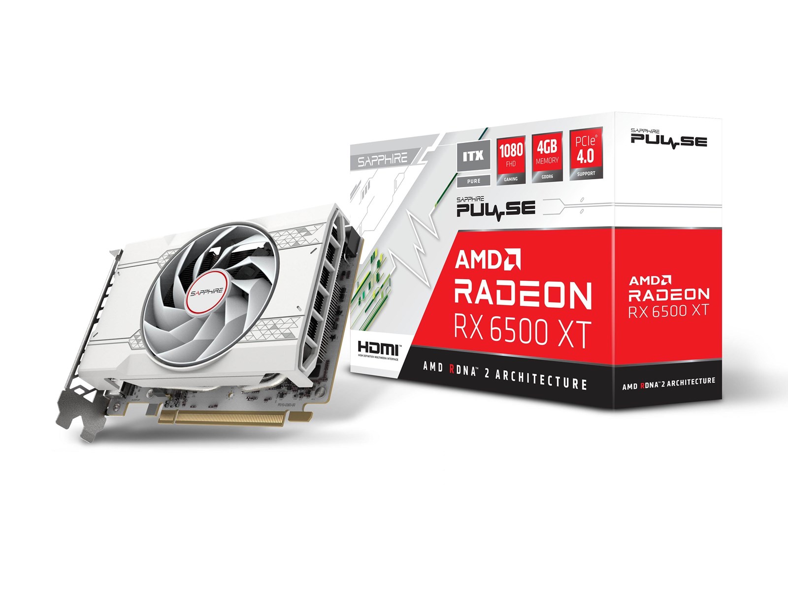 Sapphire Radeon RX 6500 XT Pulse ITX - 4GB GDDR6 RAM 