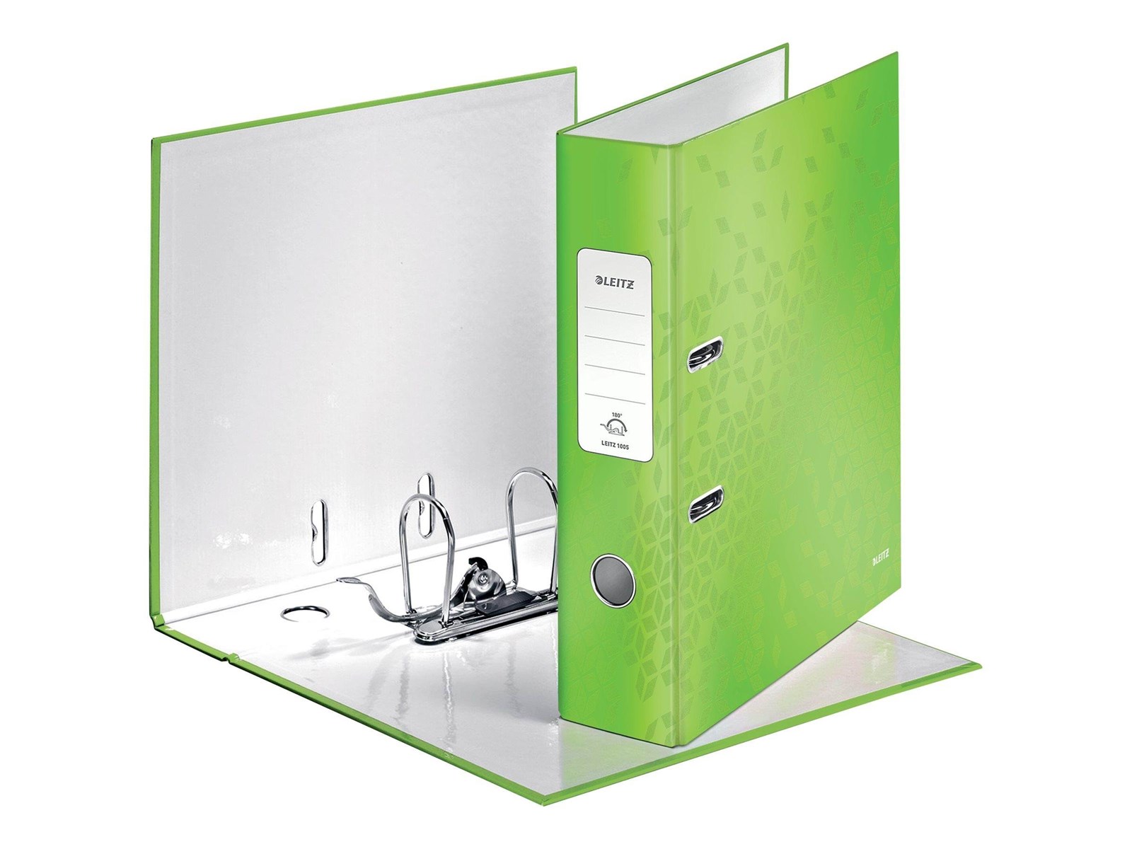 Leitz A4 Lever Arch File, Yellow, 50 Mm Spine Width, WOW Range, 10060016