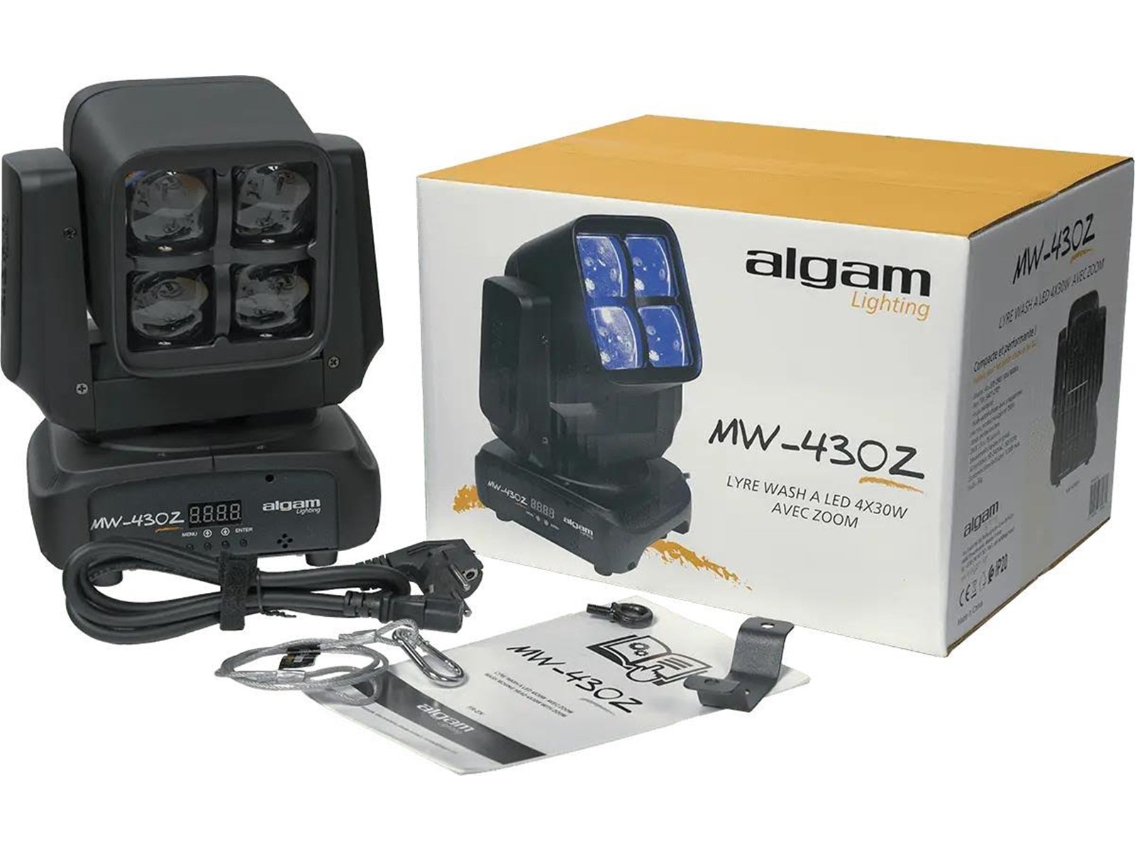 Algam Lighting 4 x Osram 30W RGBW LEDs + Zoom | Auf Lager | Günstig