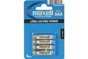 Batterien und Akkus - Maxell Batterie - Alkaline AAA - 4 Pack - 723671