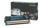 Druckerzubehör - Tinte & Toner - Lexmark C734A1CG Toner - Tonerpatrone Cyan - C734A1CG