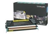 Druckerzubehör - Tinte & Toner - Lexmark C736H1YG Toner Yellow - Tonerpatrone Gelb - C736H1YG