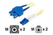 Netzwerk - Kabel - Deltaco Fiberkabel LC - SC duplex sing - LCSC-2S
