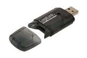Speicherkarten Lesegerät/Adapter - LogiLink USB Card Reader SDHC/MMC Schwarz - CR0007