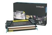 Druckerzubehör - Tinte & Toner - Lexmark C734A2YG Toner Yellow - C734A2YG