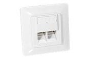 Netzwerkzubehör - Equip Netværksudtag C5 8/8. Signalhvid - 125721