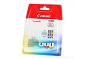 Druckerzubehör - Tinte & Toner - Canon CLI-8 / 0621B029 C/M/Y Multi Pack - 0621B026
