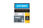 Papier, Fotopapier und Etiketten - DYMO Rhino Industrie Nylonetiketten | flexibel | 24 mm x 3,5 m | schwarze Schrift auf weißem Untergrund - S0773840