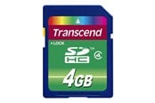 Speicherkarten - Transcend SDHC Std Class 4 - 4GB - TS4GSDHC4