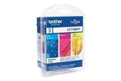 Druckerzubehör - Tinte & Toner - Brother LC 1100 Rainbow Pack - Tonerpatrone Cyan - LC1100RBWBPDR