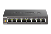 Switches - D-Link DGS-1008P - 8 Port Switch (4xPoE) - DGS-1008P/E