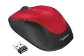 Maus - Logitech M235 Drahtlos Mouse - Red - Maus (Rot) - 910-002496