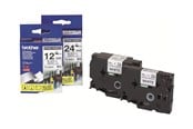 Papier, Fotopapier und Etiketten - Brother Tape brother 12 mm black/white tze-s231 strong adhesive - TZES231