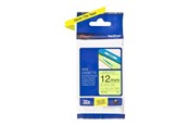 Papier, Fotopapier und Etiketten - Brother TZEC31 / TZe-C31 Black on fluorescent Yellow Ribbon (12mm x 5m) - TZeC31