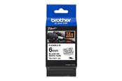 Papier, Fotopapier und Etiketten - Brother TZEFX211 - Black On White - Roll (0.6 cm x 8 m) - TZEFX211