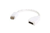 Display Kabel - StarTech.com Mini DVI to HDMI Video Cable Adapter for Macbooks and iMacs - videoadapter - HDMI / DVI - MDVIHDMIMF
