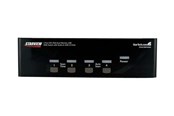 KVM Switches - StarTech.com StarView 4 Port DVI VGA Dual Monitor KVM Switch USB mit Audio & USB 2.0 Hub - KVM / Audio / USB Switch - 4 Anschlüsse - SV431DDVDUA