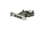 Netzwerkadapter (Netzkarte, Druckserver, u.s.w.) - StarTech.com 3 Port 2b 1a Low Profile 1394 PCI Express FireWire Card Adapter - FireWire Adapter - PEX1394B3LP
