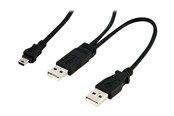 USB Kabel - StarTech.com USB Y Kabel für External hart Drive - USB A zu mini B - USB-kabel - USB2HABMY6