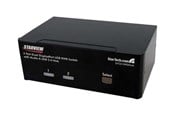 KVM Switches - StarTech.com 2 Port Dual DisplayPort USB KVM Switch w/ Audio & USB Hub - KVM / Audio-Switch - 2 Anschlüsse - SV231DPDDUA
