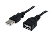 USB Kabel - StarTech.com USB 2.0 Extension Kabel A zu A - USB Verlängerungskabel - USBEXTAA3BK