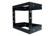 Rack-Gehäuse - StarTech.com 8U Open Frame Wall Befestigungskit Equipment Rack - Eistellbarer Depth - Rack (für Montage an Wand) - RK812WALLOA