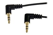 Audio Kabel - StarTech.com Slim 3.5mm Right Angle Stereo Audio Kabel - Audiokabel - digitalt Audio - MU6MMS2RA