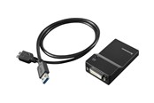 Display Kabel - Lenovo USB 3.0 zu DVI/VGA Monitor Adapter - 0B47072
