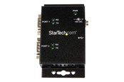 Netzwerkadapter (Netzkarte, Druckserver, u.s.w.) - StarTech.com 2 Port Industrial Wall Mountable USB zu Serial Adapter Hub mit DIN Rail Clips - seriell Adapter - ICUSB2322I