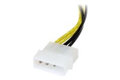 Stromkabel (Intern) - StarTech.com LP4 zu 8 Pin PCI Express Video Card Strom Kabel Adapter - Stromadapter - LP4PCIEX8ADP