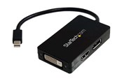 Display Kabel - StarTech.com Mini DisplayPort to DisplayPort / DVI / HDMI Multifunction Adapter - adapter för video / ljud - DisplayPort / HDMI / DVI - MDP2DPDVHD