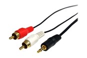 Audio Kabel - StarTech.com Stereo Audio Kabel - 3.5mm Male zu 2x RCA Male - Audiokabel - MU3MMRCA