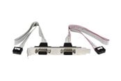 Parallele / Serielle Kabel - StarTech.com Serial Port Bracket - 2port - PLATE9M2P16