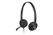Kopfhörer/Headsets - Logitech H340 USB Headset - Black - 981-000475