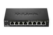 Switches - D-Link DES-108 8-Port Fast Ethernet Unmanaged Desktop Switch - DES-108/E