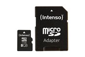Speicherkarten - Intenso Mikro SD Card w/ Adapter - 4GB - 3403460