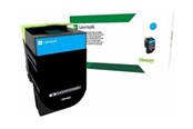 Druckerzubehör - Tinte & Toner - Lexmark 802XC - Tonerpatrone Cyan - 80C2XC0
