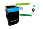 Druckerzubehör - Tinte & Toner - Lexmark 80C2HCE / Cyan Toner - 80C2HCE
