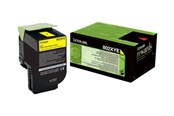 Druckerzubehör - Tinte & Toner - Lexmark Yellow toner cartridge - 80C2XYE