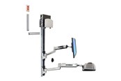 Wandhalterungen, AV-Halterungen & AV-Möbel - Ergotron LX Sit-Stand Wall Befestigungskit System - Max - recommended for 42" - 45-358-026
